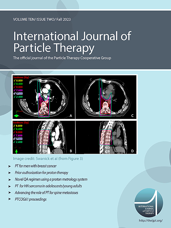 Go to journal home page - International Journal of Particle Therapy